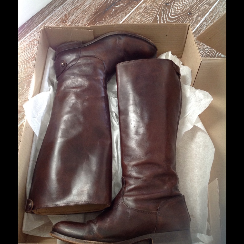 FRYE Melissa button back tall boot